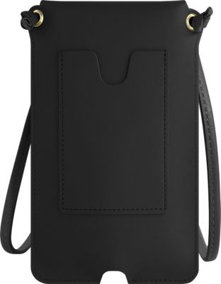 Etui AVIZAR bandoulière + porte-carte Éco-cuir Noir Etui AVIZAR bandoulière + porte-carte Éco-cuir Noir