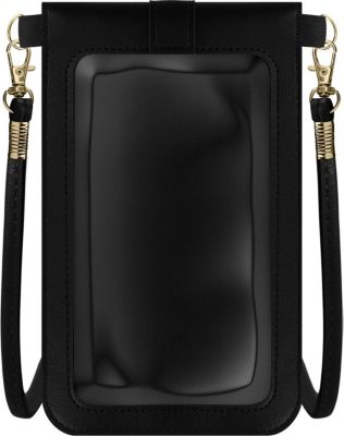 Etui AVIZAR Univesel Téléphone Fenêtre Tactile Noir