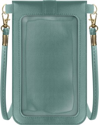 Etui AVIZAR Univesel Téléphone Fenêtre Tactile Bleu