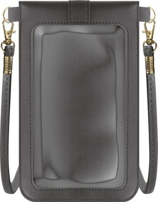 Etui AVIZAR Univesel Téléphone Fenêtre Tactile Gris Etui AVIZAR Univesel Téléphone Fenêtre Tactile Gris