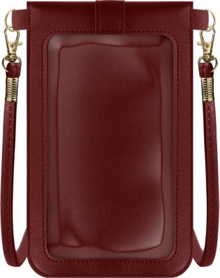 Etui AVIZAR Téléphone Fenêtre Tactile Bordeaux Etui AVIZAR Téléphone Fenêtre Tactile Bordeaux