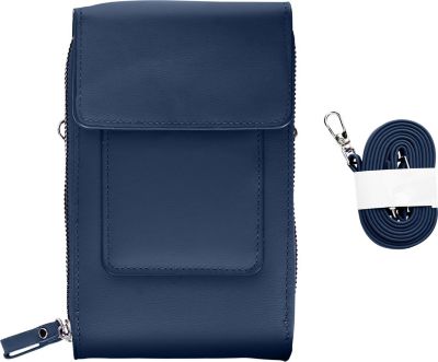 Etui AVIZAR bandoulière zippée + bouton pression