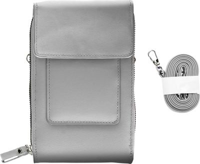 Etui AVIZAR bandoulière zippée + bouton pression