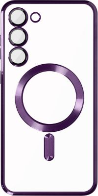 Coque AVIZAR pour Galaxy S23 Magsafe Bord Chromé