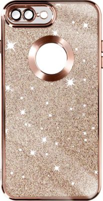 Coque AVIZAR iPhone 7 Plus et 8 Plus Paillette Rose