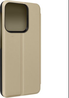 Etui AVIZAR Xiaomi Redmi 12C Clapet Miroir Doré