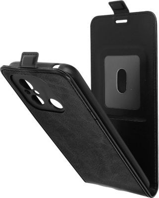 Etui AVIZAR Xiaomi Redmi 12C clapet vertical Noir