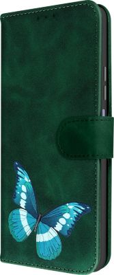 Etui AVIZAR Xiaomi Redmi Note 12, Papillon Vert