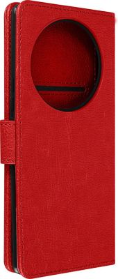 Etui AVIZAR Honor Magic 5 Pro Portefeuille Rouge