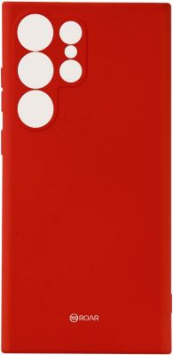 Coque ROAR Samsung S23 Ultra Silicone Mat Rouge Coque ROAR Samsung S23 Ultra Silicone Mat Rouge