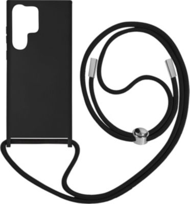 Coque AVIZAR Galaxy S23 Ultra Lanière 80cm Noir