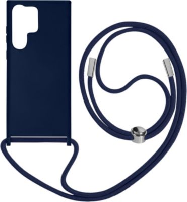 Coque AVIZAR Galaxy S23 Ultra Lanière 80cm Bleu