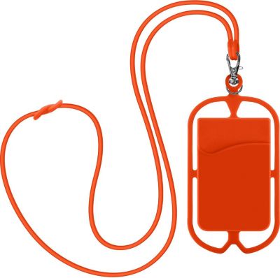 Coque AVIZAR Coque Cordon Porte carte Orange
