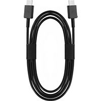 Câble double USB-C officiel Samsung alimentation & charge – Noir