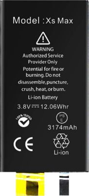 Pièce détachée AVIZAR iPhone XS Max Sans BMS, 3174mAh