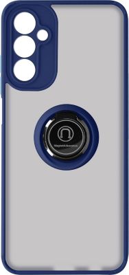 Coque AVIZAR Samsung Galaxy A14 Hybride Bague Bleu