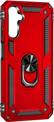 Coque AVIZAR Bague Samsung A14 4G et 5G Hybride Rouge