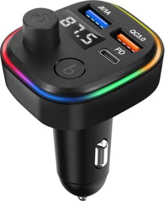 Transmetteur FM AVIZAR Transmetteur FM, Chargeur USB / USB-C