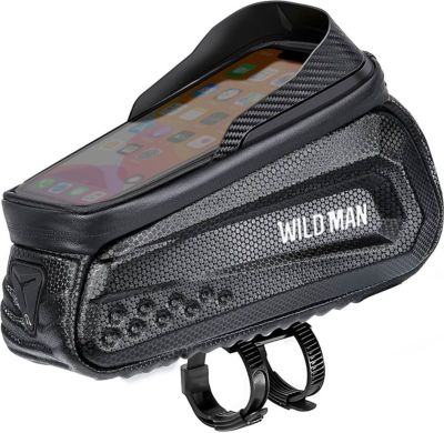 Support smartphone WILDMAN Vélo Étanche Capacité 1L, Noir