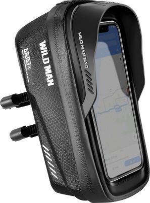 Support smartphone WILDMAN Vélo Étanche Double Fixation Noir
