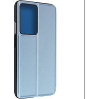 Etui AVIZAR Xiaomi Poco F5 Pro Clapet Miroir Bleu