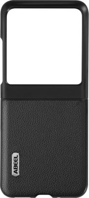 Coque ABEEL Cuir Motorola Razr 40 Ultra Noir