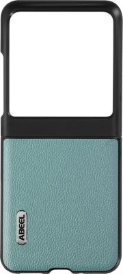 Coque ABEEL Cuir Motorola Razr 40 Ultra Bleu