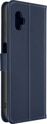 Etui AVIZAR Samsung Xcover 6 Pro Cuir Véritable Bleu