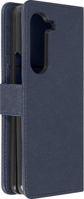 Coque AVIZAR Clapet Galaxy Z Fold 5 Porte-carte Bleu