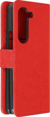 Coque AVIZAR Clapet Galaxy Z Fold 5 Porte-carte Rouge