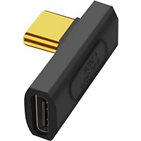 Câble alimentation AVIZAR USB C Mâle / Femelle Coudé au Milieu