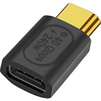 Câble alimentation AVIZAR USB C Mâle / Femelle Droit, 240W