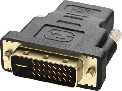 Adaptateur HDMI AVIZAR HDMI Femelle vers DVI Mâle Réversible
