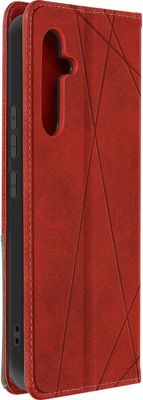 Etui AVIZAR Galaxy A54 5G Motif Rhombique Rouge