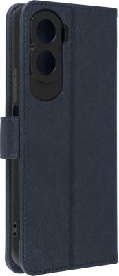 Etui AVIZAR Honor 90 Lite Portefeuille Bleu Nuit