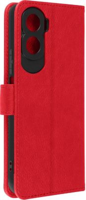 Etui AVIZAR Honor 90 Lite Portefeuille Rouge
