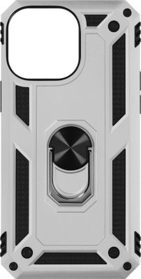 Coque AVIZAR Bague iPhone 15 Pro Max Hybride Argent