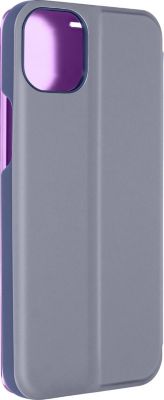 Etui AVIZAR iPhone 15 Clapet Miroir Violet Lavande Etui AVIZAR iPhone 15 Clapet Miroir Violet Lavande