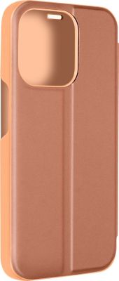 Etui AVIZAR iPhone 15 Pro Clapet Miroir Rose Gold