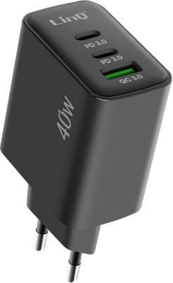 Chargeur LINQ Chargeur secteur LinQ 40W - USB QC 3.0 +