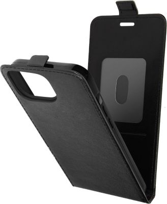 Etui AVIZAR iPhone 15 Clapet Vertical Noir