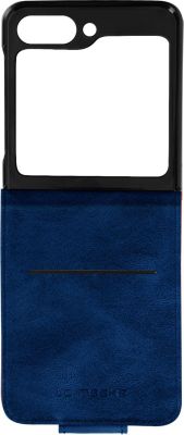 Etui AVIZAR Samsung Z Flip 5 Porte-Carte Bleu Nuit Etui AVIZAR Samsung Z Flip 5 Porte-Carte Bleu Nuit