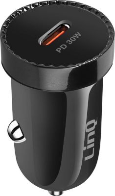 Chargeur allume cigare LINQ Chargeur Allume cigare Voiture USB C 30W