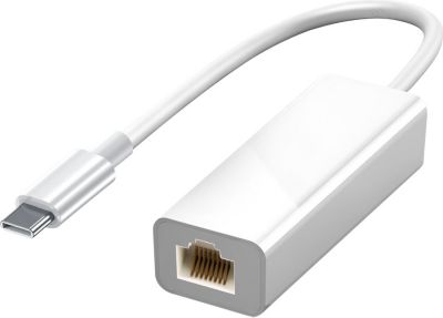 Adaptateur USB-C/Ethernet AVIZAR Blanc, 1000 Mbps