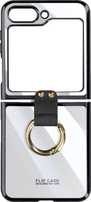 Coque AVIZAR Anneau Samsung Galaxy Z Flip 5 Noir