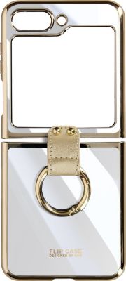 Coque AVIZAR Anneau Samsung Galaxy Z Flip 5 Doré