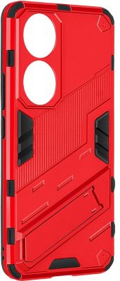 Coque AVIZAR Honor 90 Antichoc Béquille Rouge Coque AVIZAR Honor 90 Antichoc Béquille Rouge