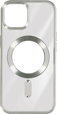 Coque AVIZAR MagSafe iPhone 15 Silicone Argent
