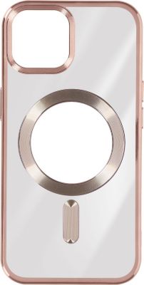 Coque AVIZAR MagSafe iPhone 15 Plus Silicone Rose