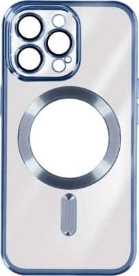 Coque AVIZAR MagSafe iPhone 15 Pro Max Silicone Bleu